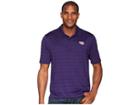 Champion College Lsu Tigers Textured Solid Polo (champion Purple) Men's Short Sleeve Pullover
