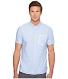 Penfield Fenton Short Sleeve Shirt (blue) Men's Short Sleeve Pullover
