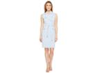 Calvin Klein Moto Belted Dress Cd6x55f7 (regatta/white) Women's Dress