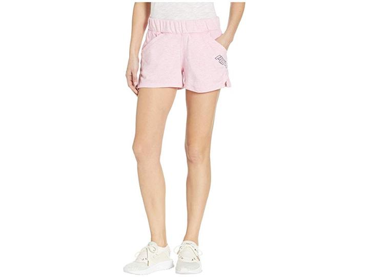 Puma Yogini 3 Shorts (pale Pink Heather) Women's Shorts
