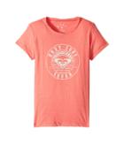 Roxy Kids Floating Bubble A Tee (big Kids) (spiced Coral) Girl's Short Sleeve Pullover