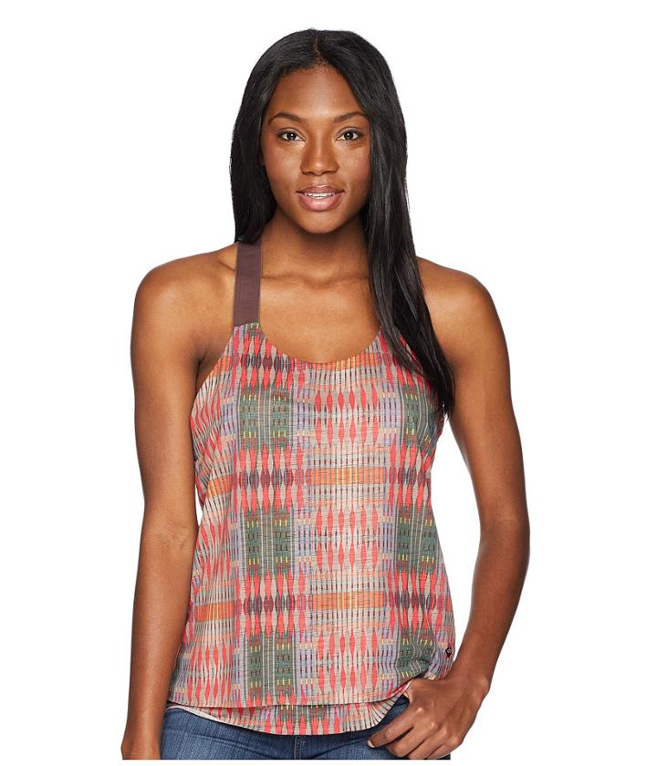 Prana Tonga Tank Top (carmine Desert Geo) Women's Sleeveless