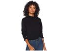 Free People Needle And Thread Pullover (black) Women's Long Sleeve Pullover