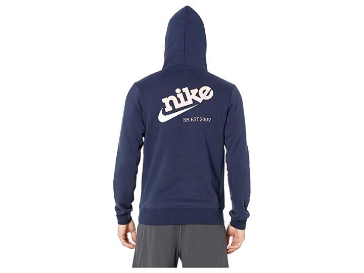 Nike Sb Hoodie Icon 2001 (obsidian/white) Men's Sweatshirt