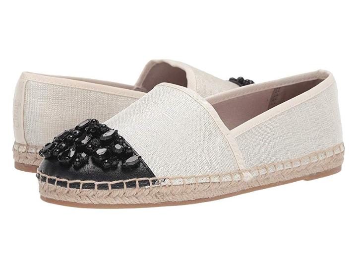 Circus By Sam Edelman Loretta (modern Ivory Lightweight Linen Metallic) Women's Shoes