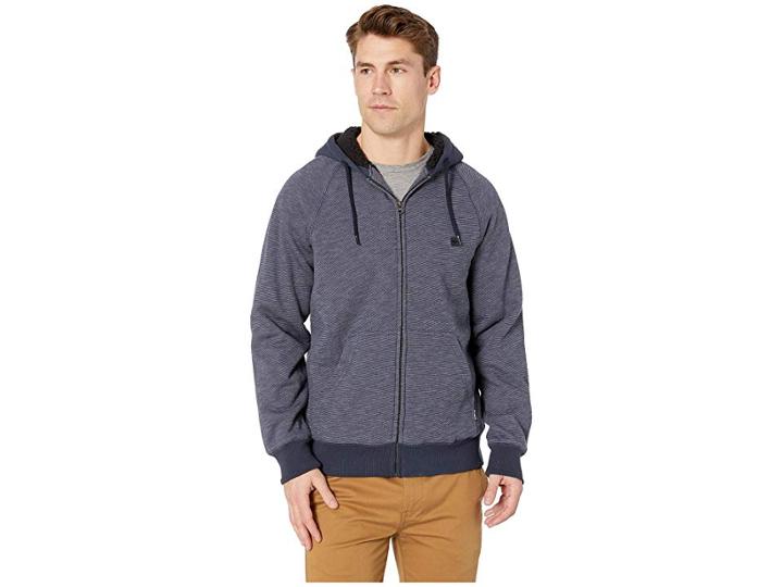 Billabong Balance Sherpa Zip Hoodie (midnight) Men's Sweatshirt