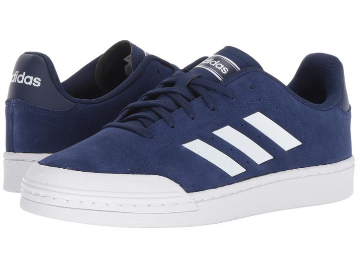 Adidas Court 70s (dark Blue/white/white) Men's Skate Shoes
