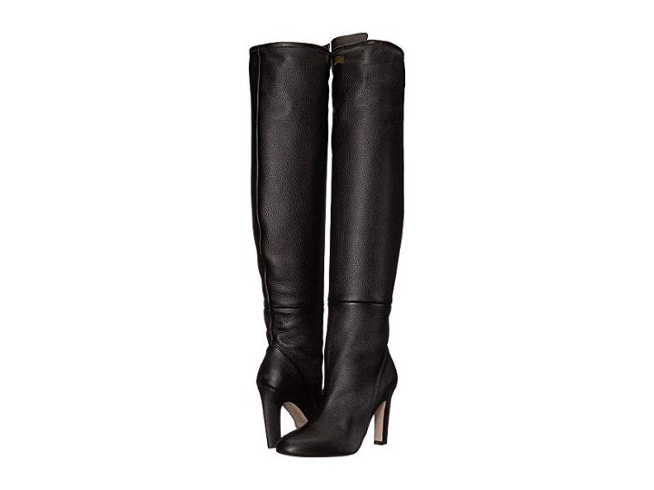Stuart Weitzman Edie (pitch Black Ghent) Women's Shoes