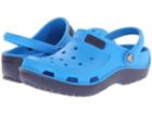 Crocs Kids Duet Wave Clog (toddler/little Kid) (ocean/nautical Navy) Kids Shoes