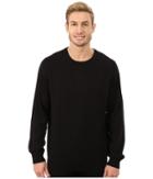 Nautica Solid Crew Neck Sweater (true Black) Men's Sweater