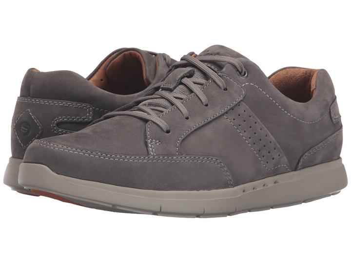 Clarks Un.lomac Lace (grey Nubuck) Men's Lace Up Casual Shoes