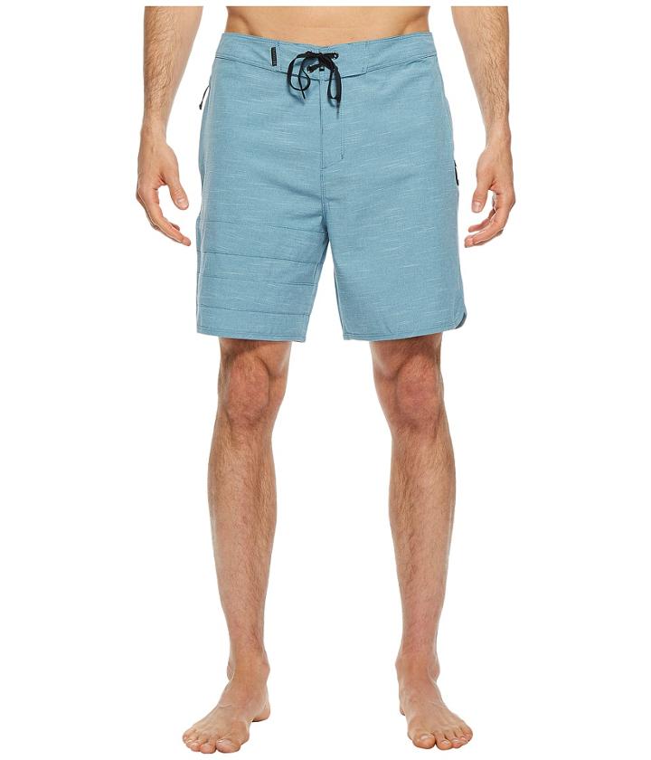 Hurley Phantom Block Party Slub 18 Boardshorts (noise Aqua) Men's Swimwear