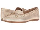 Michael Michael Kors Sutton Moc (pale Gold) Women's Shoes
