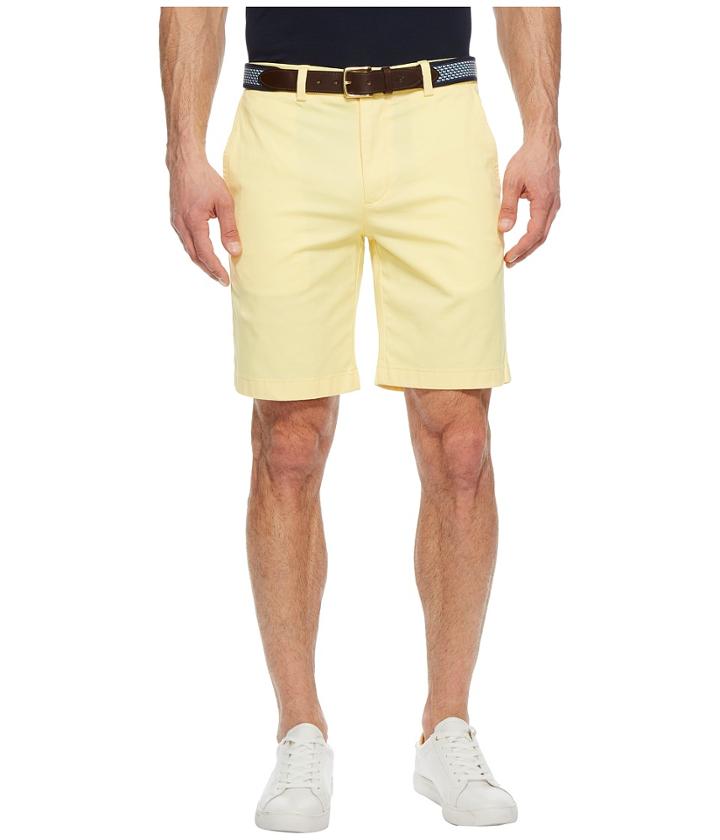 Vineyard Vines 9 Stretch Breaker Shorts (lemon Drop) Men's Shorts