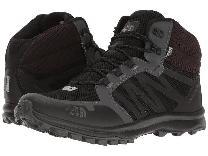 The North Face Litewave Fastpack Mid Wp (tnf Black/dark Shadow Grey (prior Season)) Men's Hiking Boots
