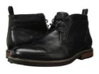 Nunn Bush Ozark Plain Toe Chukka Boot With Kore Walking Comfort Technology (black Tumbled) Men's Lace-up Boots