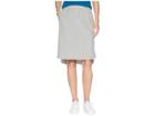 Eileen Fisher Organic Cotton Speckled Knit Simple Skirt (moon) Women's Skirt