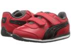 Puma Kids Speed Lightup Power V (toddler) (ribbon Red/puma Black/iron Gate) Boys Shoes