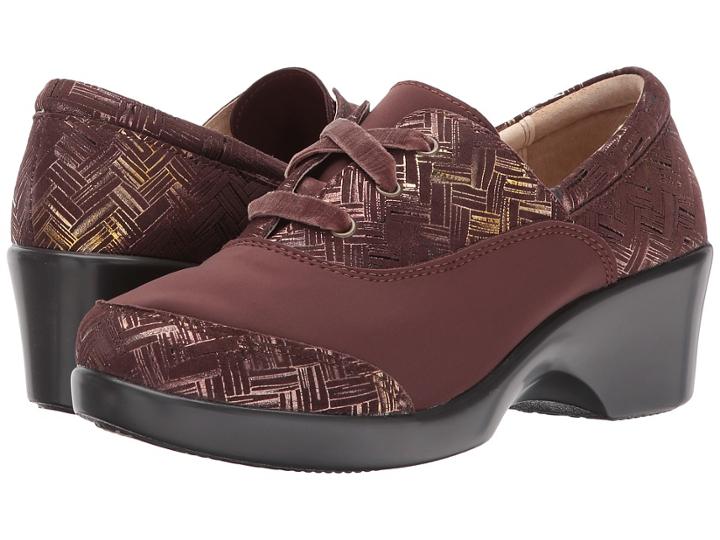 Alegria Madi (interlockin' Choco) Women's Lace Up Casual Shoes