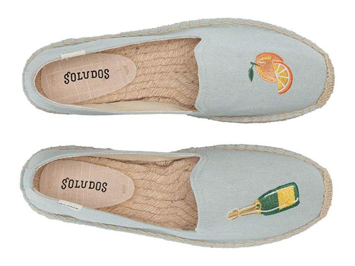 Soludos Mimosa Platform Smoking Slipper (chambray) Women's Shoes