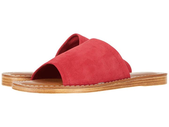 Bella-vita Ros-italy (red Italian Suede) Women's Sandals
