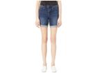 Nicole Miller New York Soho High-rise Bermuda (dark Blue) Women's Shorts