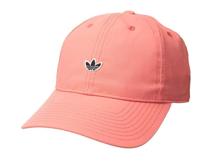 Adidas Originals Originals Relaxed Nylon Strapback (semi Flash Red/black/white) Caps