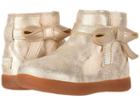 Ugg Kids Libbie Metallic (toddler/little Kid) (gold) Girls Shoes