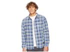 Quiksilver Surf Days Flannel (bijou Blue Days Check) Men's Long Sleeve Button Up