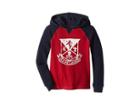 Polo Ralph Lauren Kids Waffle-knit Graphic Hoodie (little Kids/big Kids) (park Avenue Red) Boy's Sweatshirt