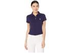 U.s. Polo Assn. Solid Pique Polo Shirt (midnight Blue) Women's Clothing