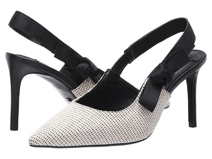 Tony Bianco Evita (white/black Osaka) High Heels