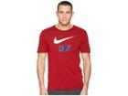 Nike Usa Dry Tee Slub Preseason (university Red) Men's T Shirt