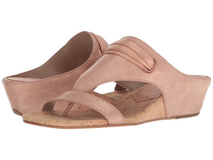 Donald J Pliner Dionne (rose Gold) Women's Wedge Shoes