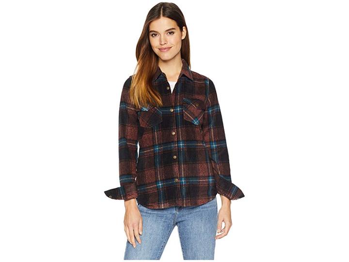 O'neill Zuma Superfleece Flannel (wine) Women's Clothing