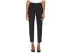 Eileen Fisher Drapey Tencel Stretch Slim Ankle Pants (black) Women's Casual Pants