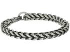 Steve Madden Stainless Steel 9 Twisted Curb Chain Bracelet (silver) Bracelet