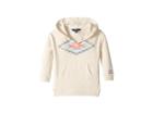 Polo Ralph Lauren Kids Cotton-blend Graphic Hoodie (little Kids) (oatmeal Heather) Girl's Sweatshirt
