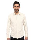 Prana Lukas Shirt (stone) Men's Long Sleeve Button Up