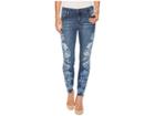 Liverpool Penny Ankle Skinny In Vintage Super Comfort Stretch Denim In Montauk Mid Blue (montauk Mid Blue) Women's Jeans