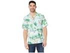 Tommy Bahama Aloha Surf Hawaiian Shirt (blue Swell) Men's Clothing