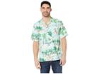 Tommy Bahama Aloha Surf Hawaiian Shirt (blue Swell) Men's Clothing
