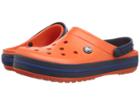Crocs Crocband Clog (tangerine/navy) Clog Shoes