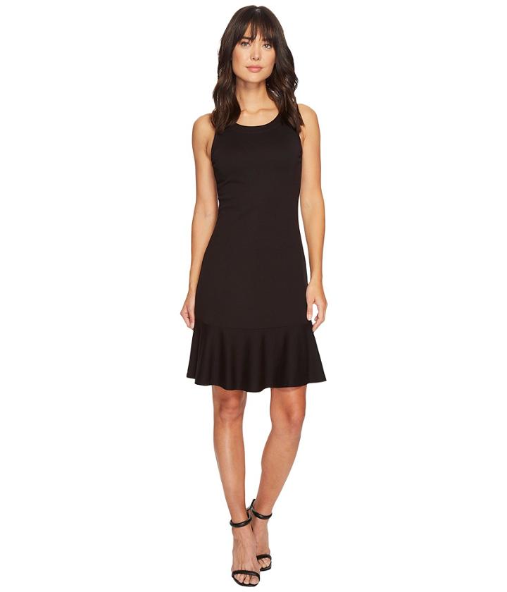 Tommy Bahama Drapey Ponte Sleeveless Short Dress (black) Women's Dress