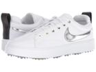 Nike Golf Course Classic (white/metallic Silver/metallic Gold) Men's Golf Shoes