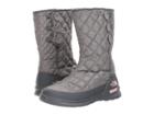 The North Face Thermoball Button Up (shiny Frost Grey/iron Gate Grey (past Season)) Women's Pull-on Boots