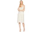 Lucky Brand Button Up Knit Dress (natural Multi) Women's Dress