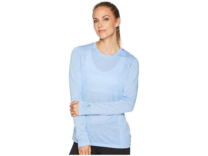 White Sierra Bug Free Trail Long Sleeve Tee (provence Blue) Women's Long Sleeve Pullover