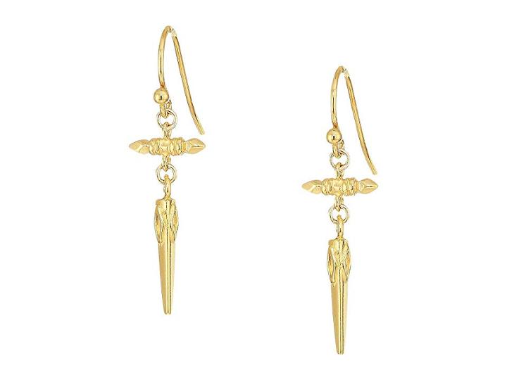 Chan Luu Yellow Gold Bullet Earrings (yellow Gold) Earring