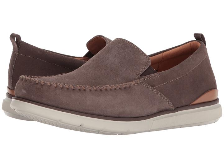 Clarks Edgewood Step (taupe Suede) Men's Shoes